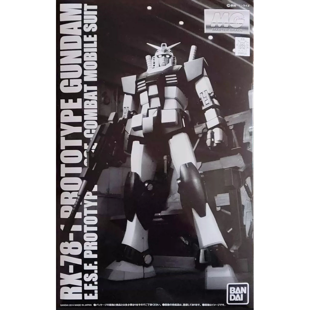 GUNDAM PB Limited MG 1/100 RX-78-Zu Prototype GUNDAM สีดําอะนิเมะอุปกรณ์ต่อพ่วงของสะสมประกอบของขวัญ