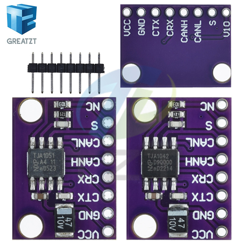 GREATZT TJA1042 TJA1051 ความเร็วสูงการใช้พลังงานต่ําและ CAN Transceiver โมดูล TJA1051T TJA1042 สําหร