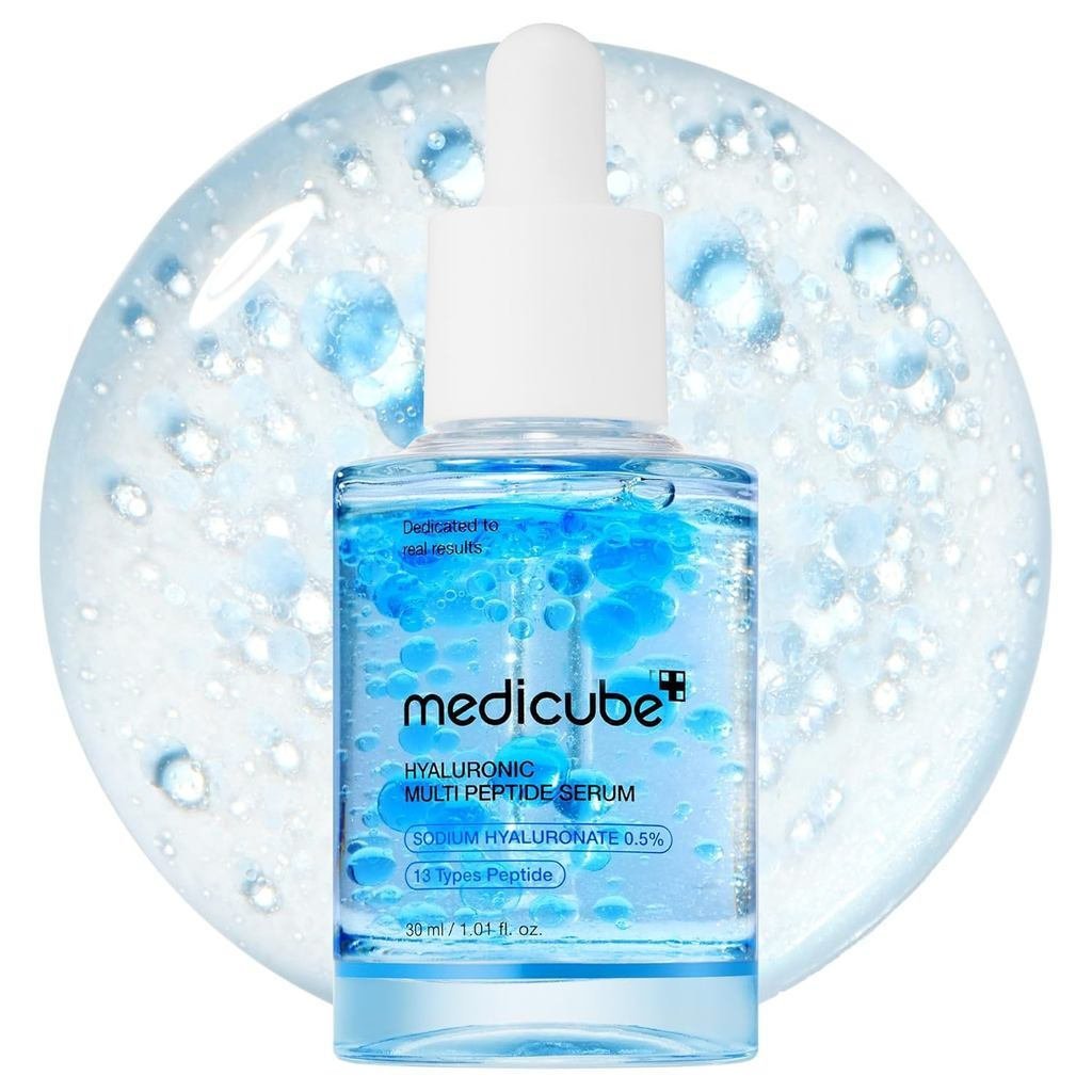 21VE medicubeHyaluronicMultiPeptidePDRNSerumforGlowingandhing|น้ําหนักเบาWaterPlumpingRadiantFacialS