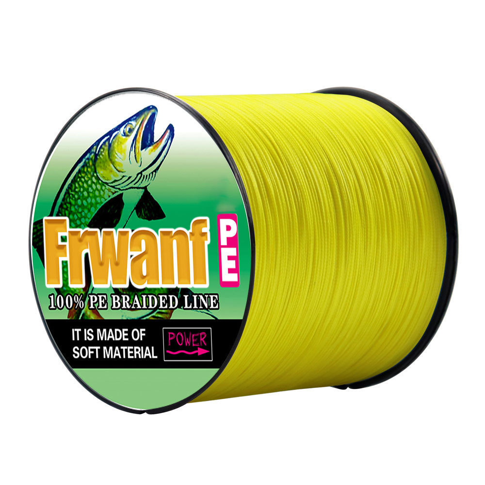 FRWANF 1000M 8 Strands สายตกปลาถัก PE สายตกปลา PE น้ําเค็มทะเล