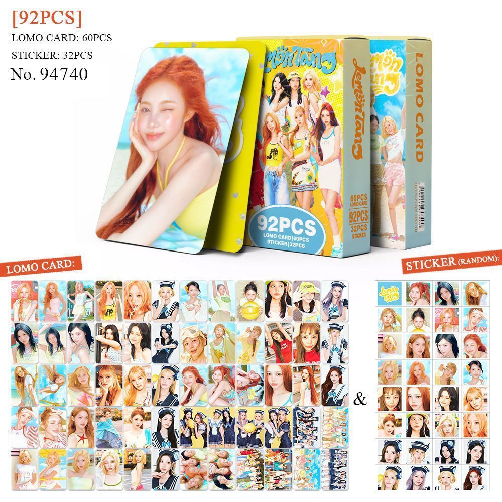 92 Photocards Hearts2Hearts อัลบั้มใหม่ RUDE อัลบั้มเกาหลี Star KPOP Merchandise การ์ด LOMO