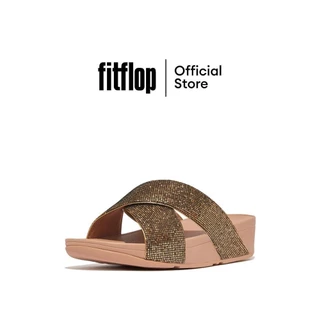 FITFLOP COMM-LULU GLITTERBALL CROSS S รองเท้าแตะผู้หญิง รุ่น IG1-B94 สี OLD GOLD