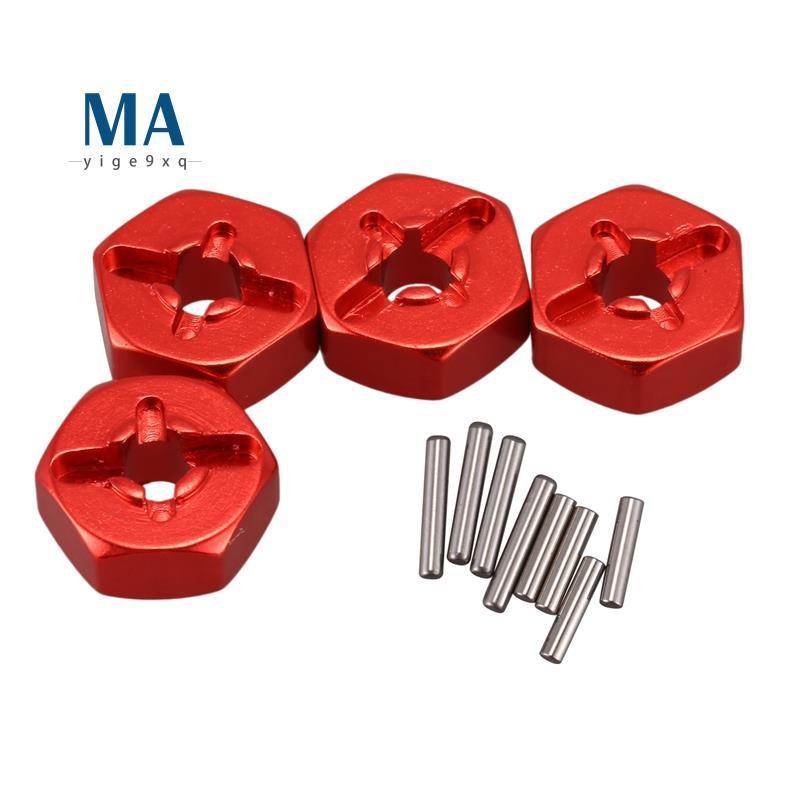 Mayige9xqanum Alloy 12mm Combiner Wheel Hub Hex Adapter อัพเกรดสําหรับ  144001 อะไหล่รถ RC 1/14