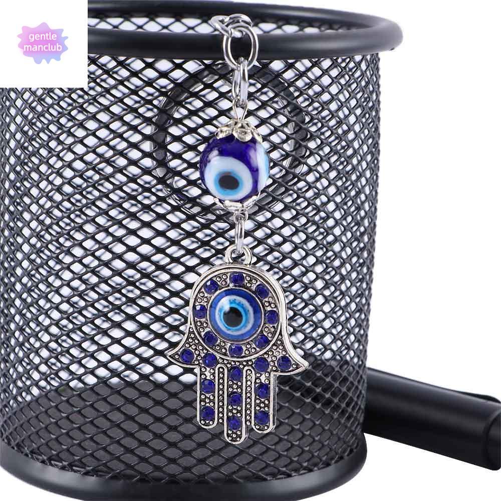 GENTLEMANCLUB Fatima Hand Key Holder เครื่องประดับจี้โชคดี Amulet Blue Evil Eye