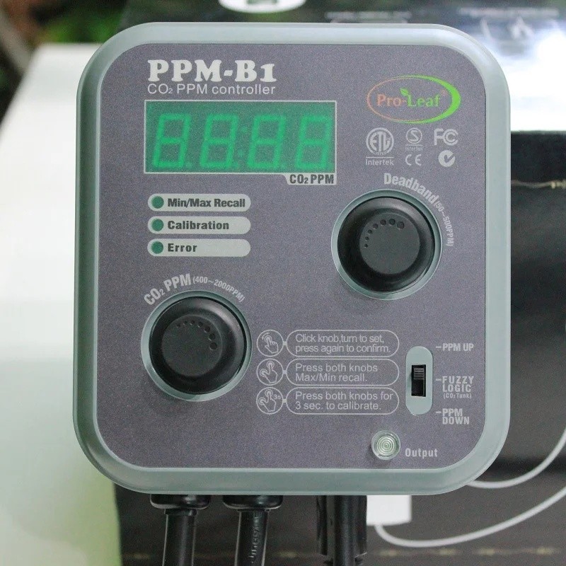 OAOI คุณภาพสูงในร่ม Hydroponics Garden คาร์บอนไดออกไซด์ Enrichment Co2 Monitor และ Controller สําหรั