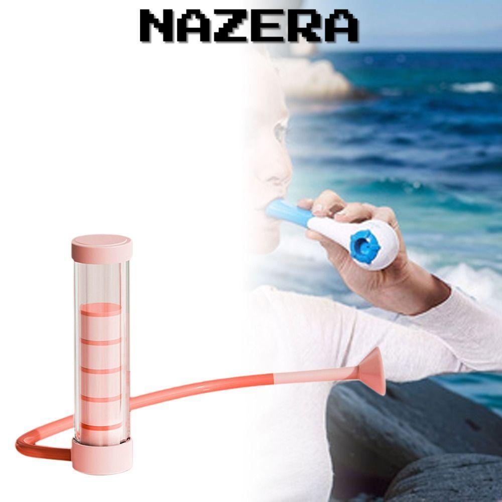 NAZERA Breathing Trainer, ปรับความต้านทานไดอะแฟรม Breathing Dumbbells, Lung Capacity Trainer ท้อง Br