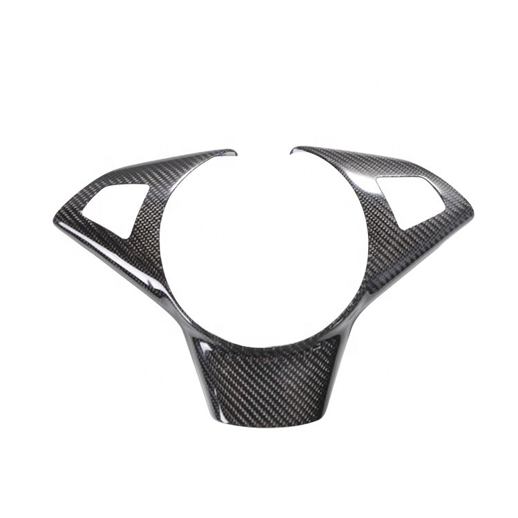 Premium-Carbon พวงมาลัย Trim พวงมาลัย Bezel สําหรับ BMW M5 M6 E60 E61