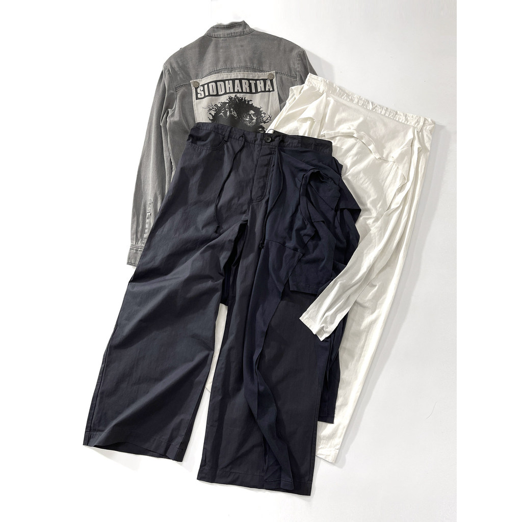 现货RAF04SS SIMONS ARCHIVE TRICull Loose 直筒休闲裤
