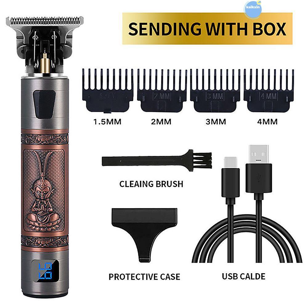 COOLSO Beard Trimmer ของขวัญไร้สาย Retro ชาร์จใหม่ได้