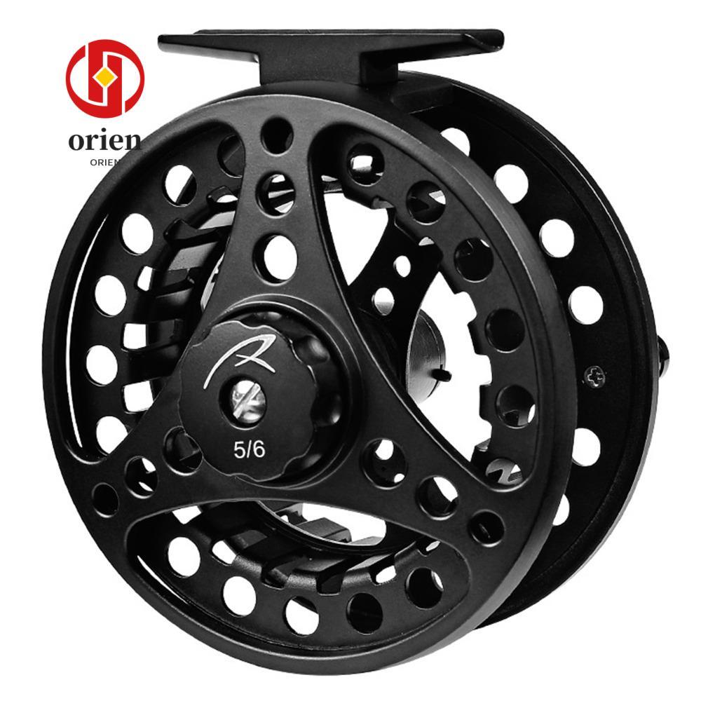 ORIEN Fly Fishing Reel, 2 + 1BB แบริ่ง 85 มม.เส้นผ่านศูนย์กลาง Fly Reel, ทนทาน 5/6 WT อลูมิเนียมตกปล
