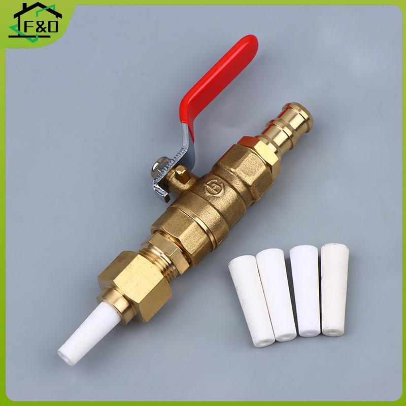 F&O Sand Blaster หัวฉีดวาล์วสําหรับถังทราย 5 แกลลอนเปลี่ยน Air Tip Sand ing ชุดอุปกรณ์เสริมที่ทนทาน