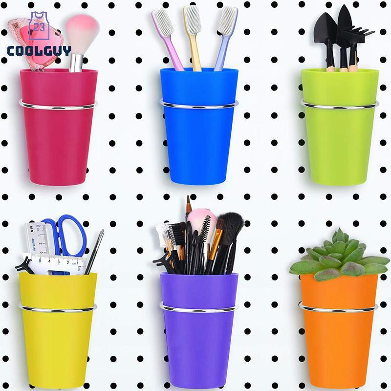 [YLSW] Pegboard Cup Holder Set for Craft Room, Ribbon & Tool Organizer Accessories TH