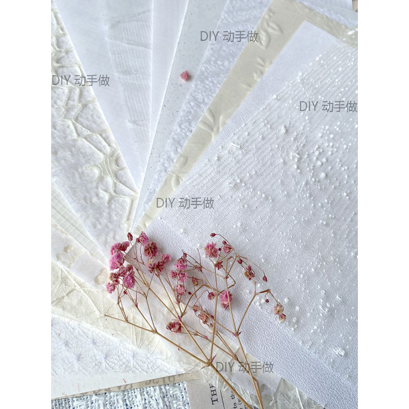 Recycled Coffee Paper Art Paper Handmade Handbook Wrapping Paper Seal Collage Photo พื้นหลังกระดาษนํ