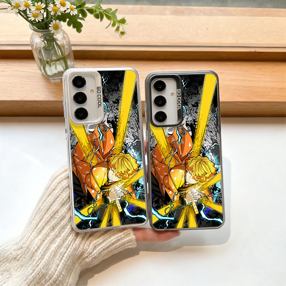 Premium Zenitsu Demon Slayer เคส Samsung สําหรับ A06,M12,A13,A12,A23,A03s,S25 Ultra,M02s,A55