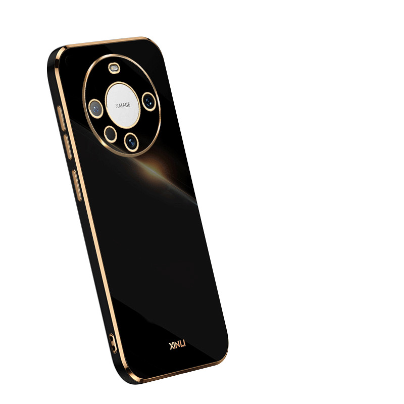 หรูหรา 6D ชุบสําหรับ Huawei Mate 60 Pro สําหรับ Mate 60 สําหรับ Mate 60 Pro + นุ่ม Silone เคสกันกระแ