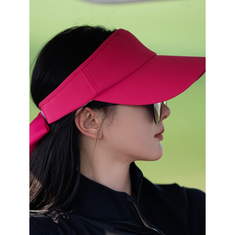 หมวกกอล์ฟผู้หญิง Topless Tennis Cap Bowknot