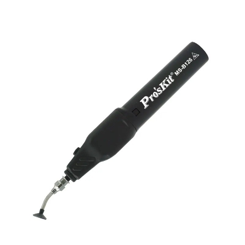 ProsKit MS-B126 Strong ไฟฟ้าสูญญากาศ Chuck Antistatic ดูดปากกาสําหรับ SMT ชิป IC ชิ้นส่วนอิเล็กทรอนิ