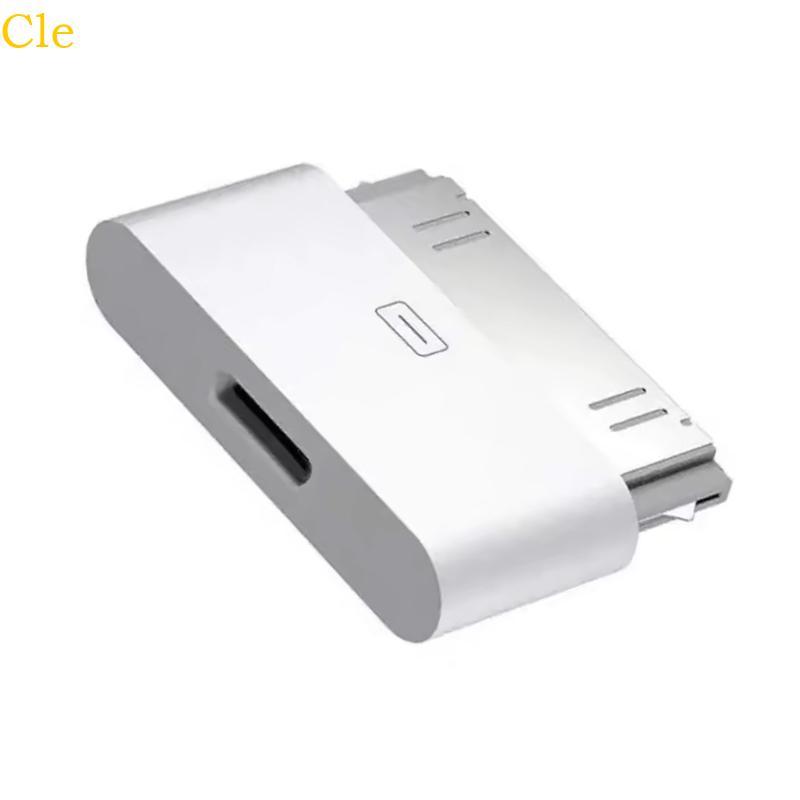 Cle 30Pin To USB C 8Pin 8Pin Data Sync Adapters สําหรับอุปกรณ์ภายนอก Plugs Play