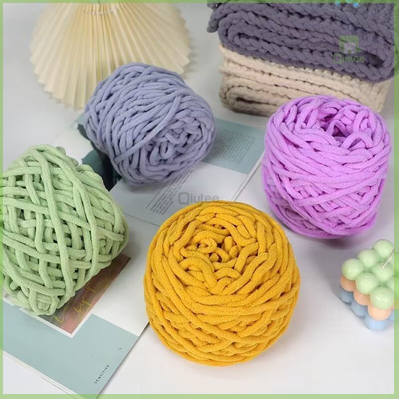 เส้นด้ายถัก Chenille / เส้นด้าย Chenille / เส้นด้ายถักผ้าขนหนูนําเข้า 1 ชั้น เส้นด้ายถัก Chenille Ko