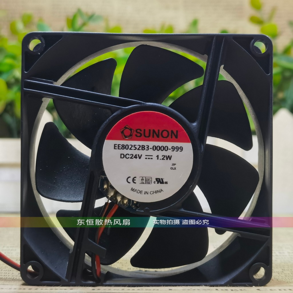 SUNON Jianzhun EE80252B3-0000-999 1.2W 8025 8CM พัดลมระบายความร้อนอินเวอร์เตอร์ 24V