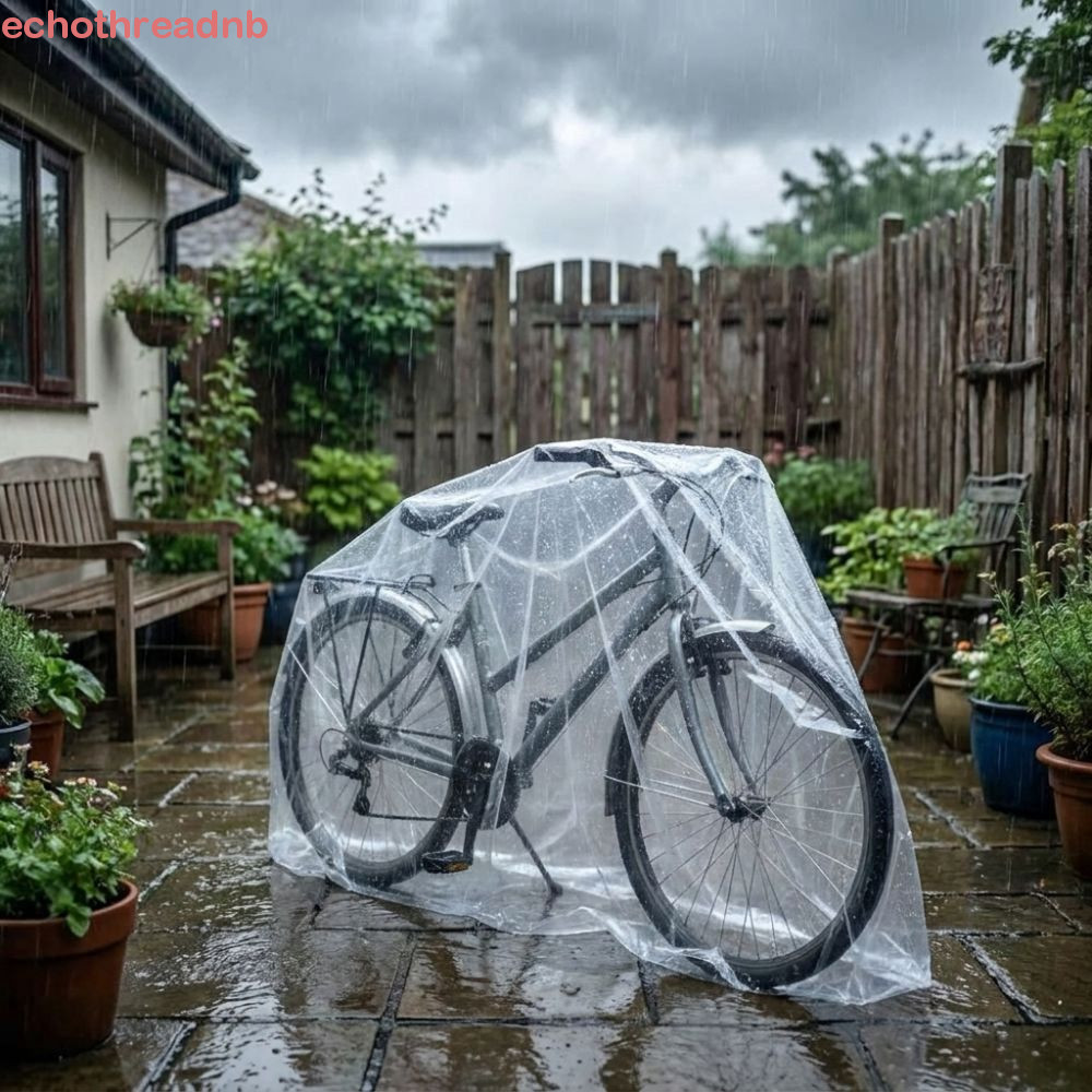 PIVOT ผ้ากันฝนโปร่งใส,กันน้ําหนาเฟอร์นิเจอร์ฝุ่น,ฝาครอบกลางแจ้งWindproof High-Density PE Table Cover