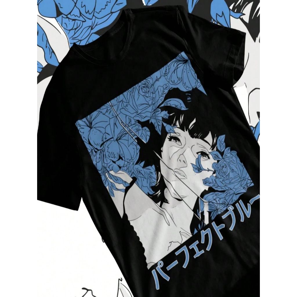 Perfect Blue เสื้อยืดของขวัญสยองขวัญอะนิเมะมังงะ Perfect Blue Mima Kirigoe Soft Tee
