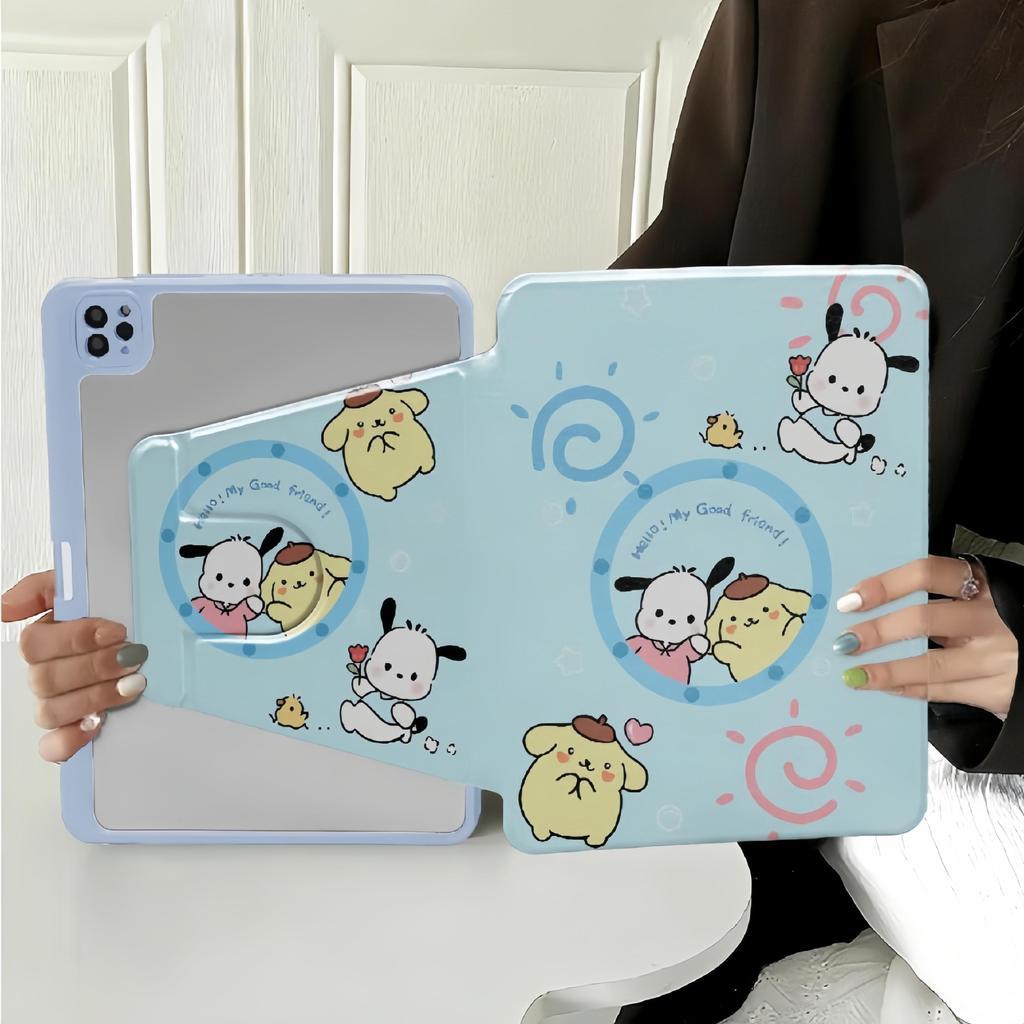 360° หมุนอะคริลิคน่ารักลูกสุนัขสําหรับ HUAWEI MatePad 11.5 S 2026 2025 2024 TXZ-W09 TGR-W09 SLG-W50 
