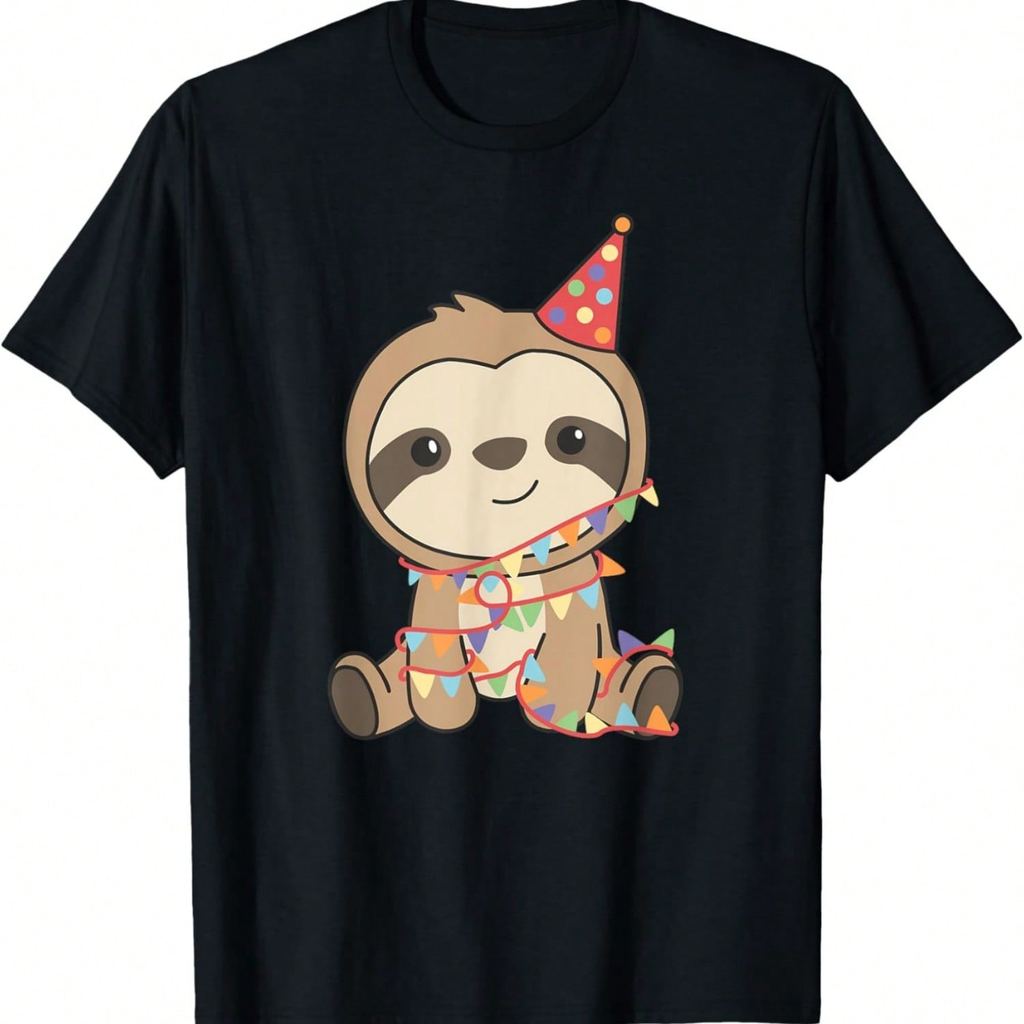 วันเกิด Sloth สําหรับเด็กวันเกิด Sloth เสื้อยืด