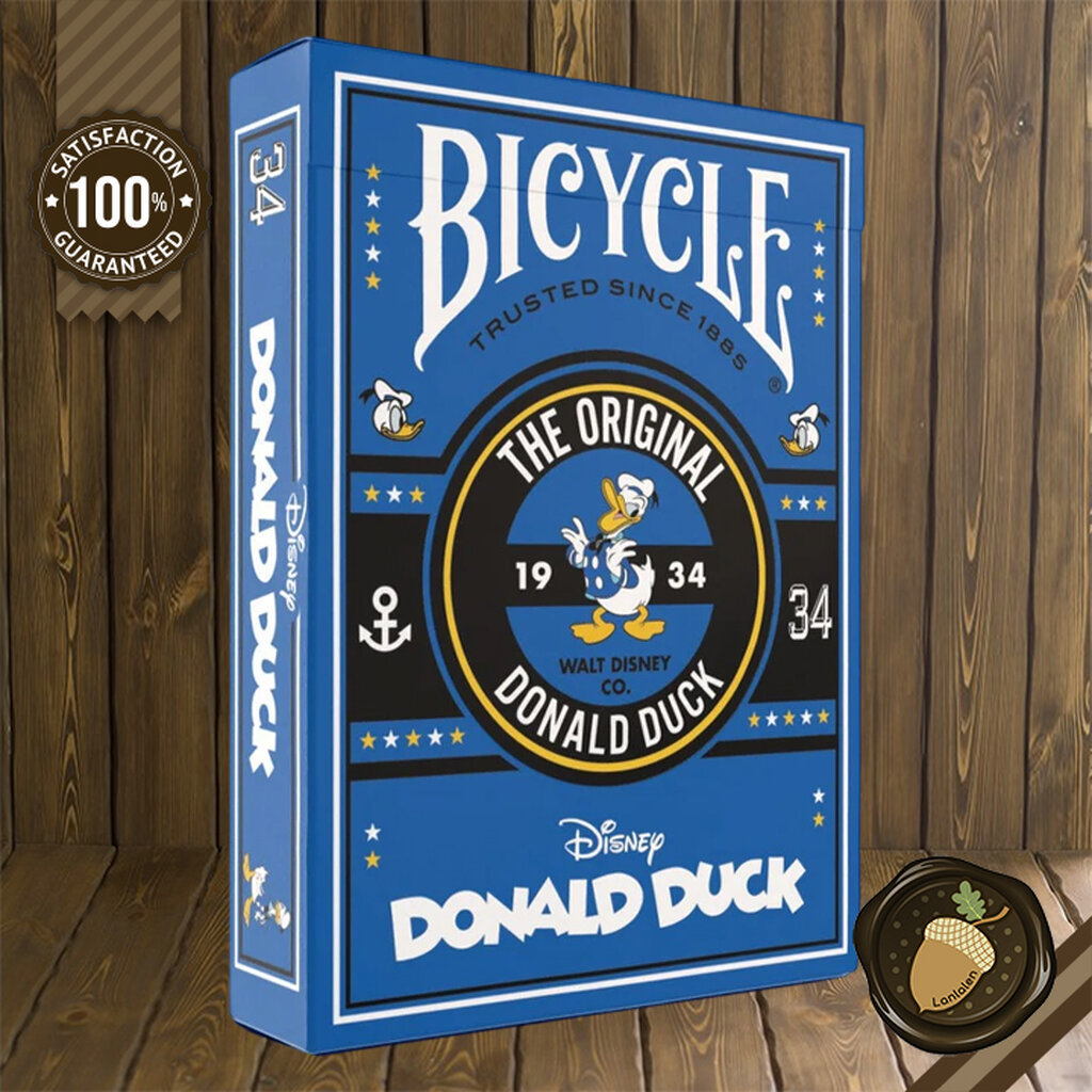 Playing Cards: Bicycle - Disney Donald Duck การ์ดสะสม อุปกรณ์มายากล ลิขสิทธิ์แท้
