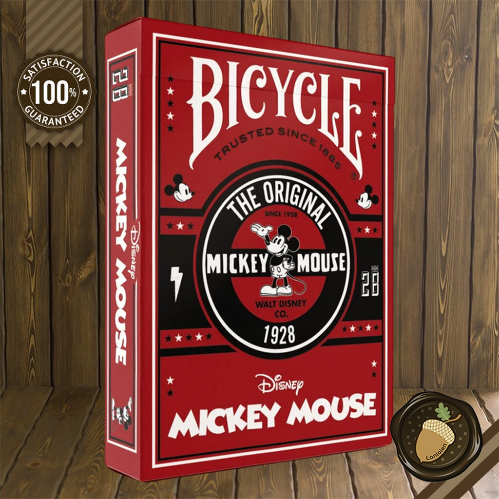 Playing Cards: Bicycle - Disney Mickey Mouse การ์ดสะสม อุปกรณ์มายากล