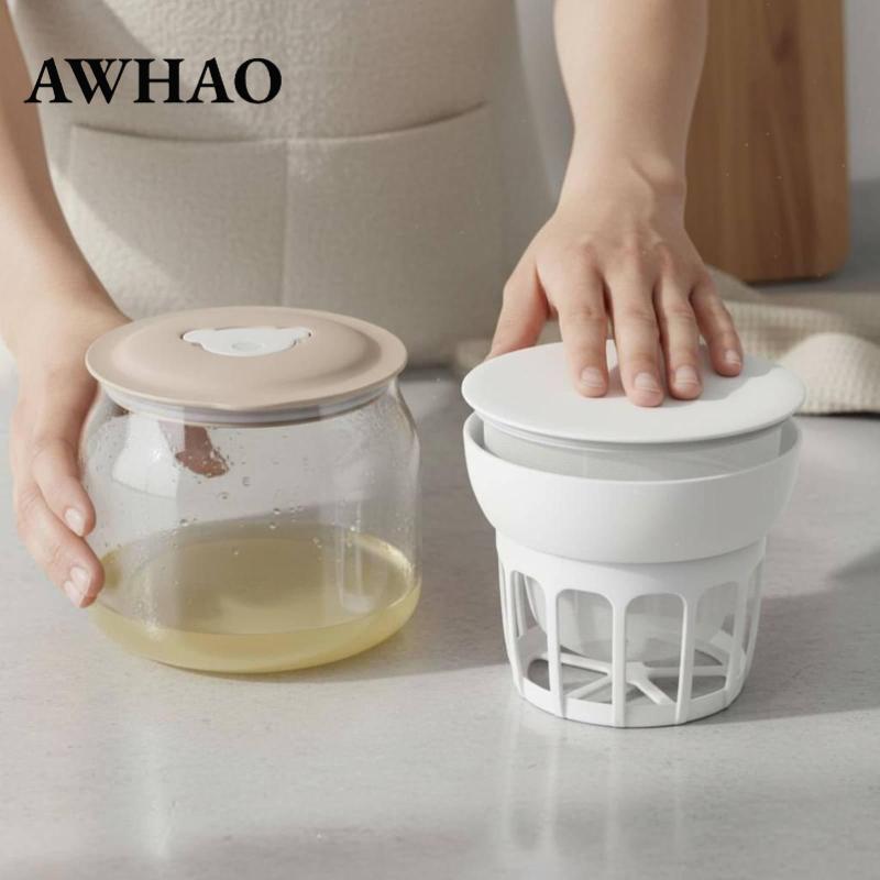 Ioensy Whey Separator Reusable Greek Yogurt Kitchen Tool Multi-Functional Yogurt Strainer Set สําหรั