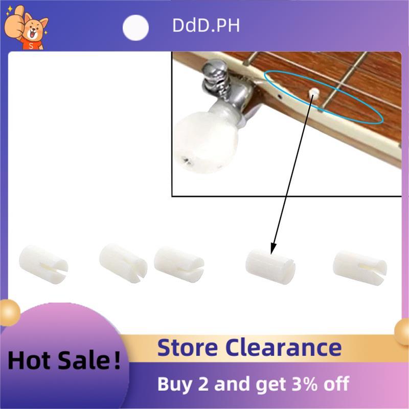 เปลี่ยนอุปกรณ์เสริมกระดูกจริงสําหรับ Banjo 5th String Nut 5th String Guide Nut สําหรับ Banjo คอ 5 ชิ