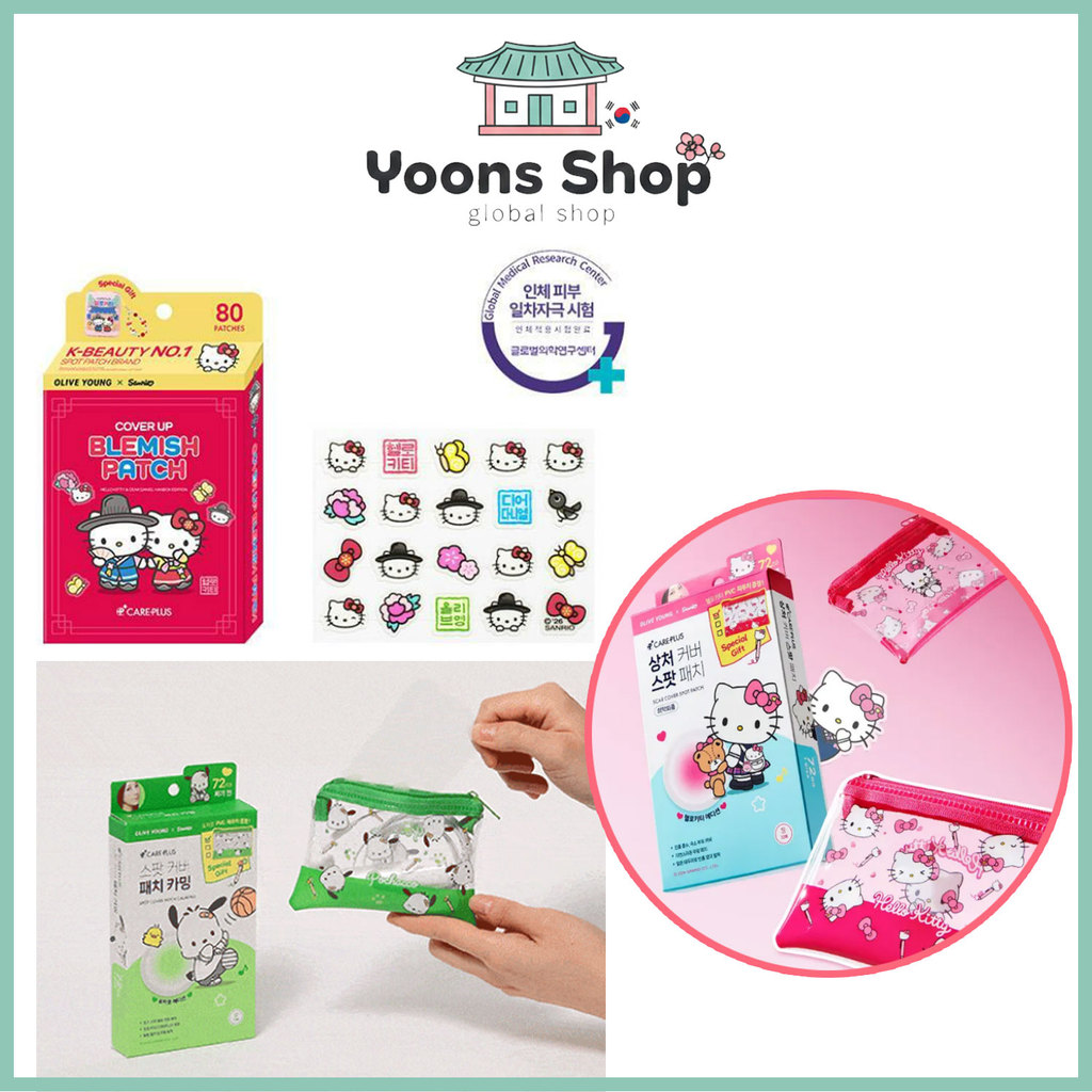 [CAREPLUS X Sanrio Character] Blemish Cover-up Patch / Scar Cover Spot Patch / Spot Cover Patch_จากเ