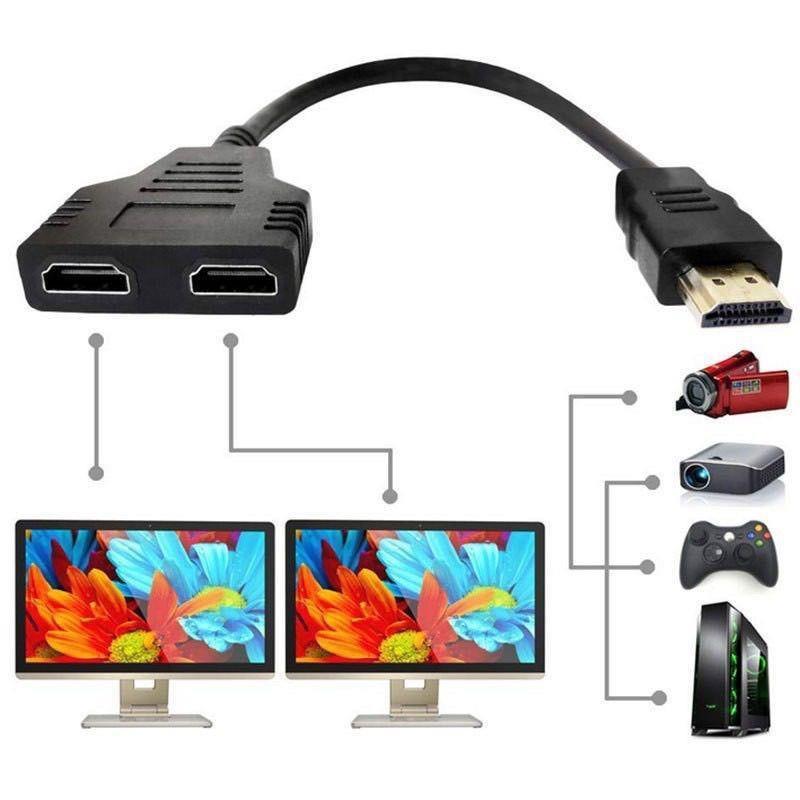 Hdmi หนึ่งในสองออกหนึ่งจุด HDMI switcher อินเทอร์เฟซคอมพิวเตอร์ HD