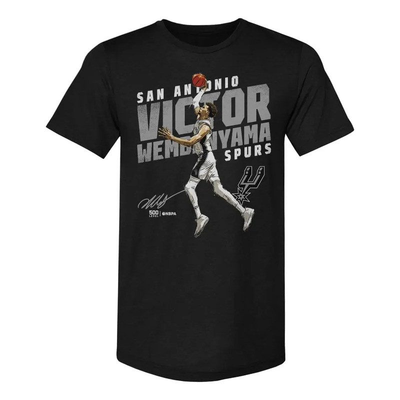 เสื้อยืด Estampada San Antonio Wemby Spurs Victor