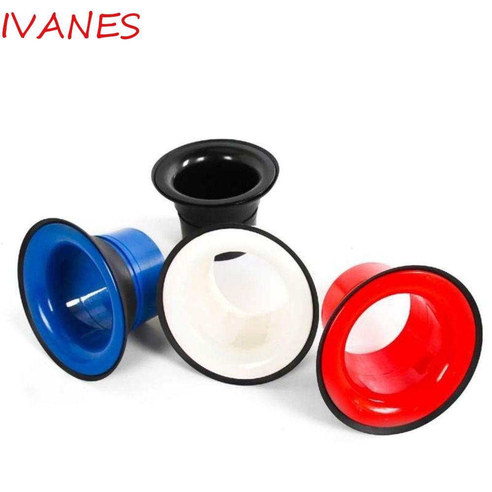 IVANES กลอง Kick Booster, Hole Protector Enhancement Bass Drum Enhancer, Bass Voice Drum ด้านล่างสีด