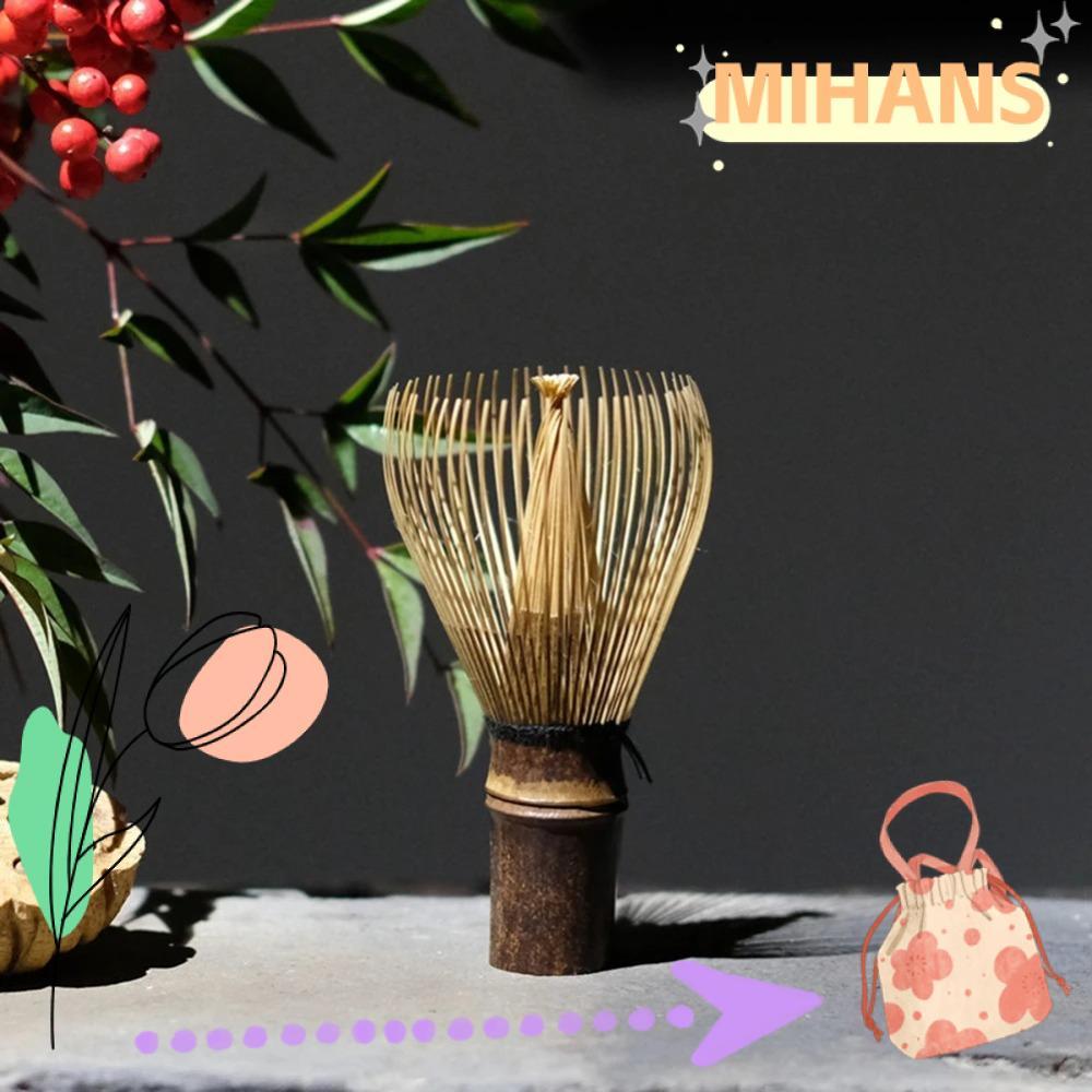 MIH Matcha Whisk, ชุดน้ําชาญี่ปุ่นมัลติฟังก์ชั่น Chasen, แปรงไม้ไผ่ไม้ไผ่ไม้ไผ่นํามาใช้ใหม่ที่มีประโ