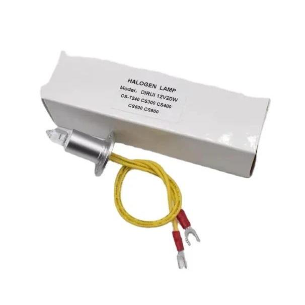 【QJ】สําหรับ Dirui CS-T240 Cs300 Cs400 Cs600 Cs800 เคมีหลอดฮาโลเจน 12v20w