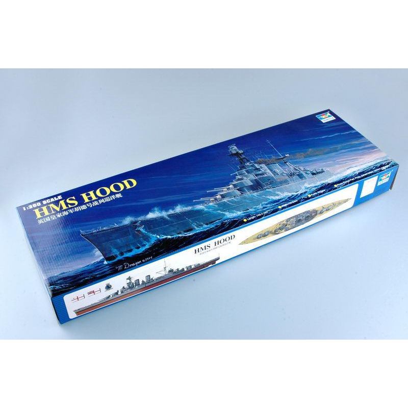 Trumpeter 1/350 05302 HMS Battle Cruiser Hood Assembly Model Kit