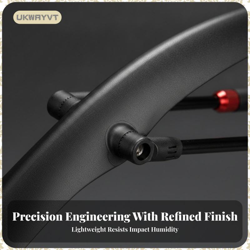 [ukwryvt] 2 ชิ้น Cycle Mudguard Tooltool-Less Cycle Mudguard พร้อมแขนรองรับแบบปรับได้ บังโคลนจักรยาน