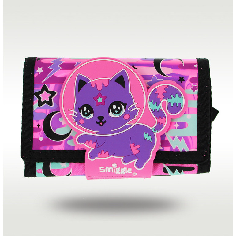 SMIGGLE ลักลอบ กระเป๋าสตางค์พับลายการ์ตูนสําหรับเด็ก