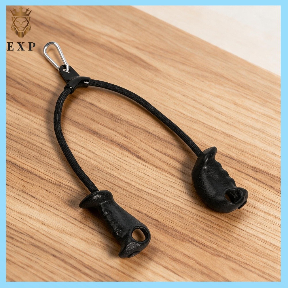 [explosion1.th] Gym Double Head Rope Cable Attachment Bicep Curl Lat Pulldown ตะขอจับกันลื่น
