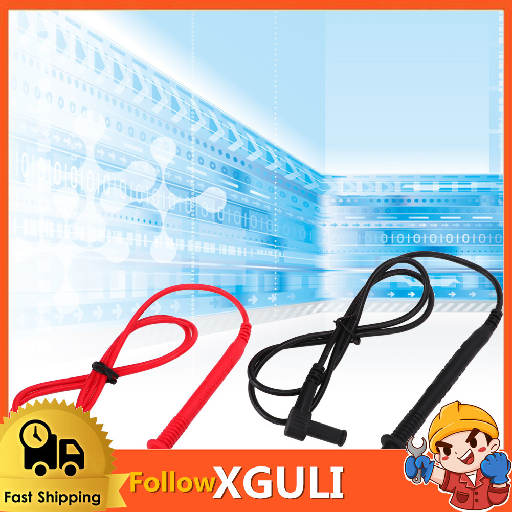 Xguli 5 ชุด J.30030 Multimeter Probe Universal Multitester Test Leads 2 มม.Ultra Fine 10A พร้อมปลั๊ก