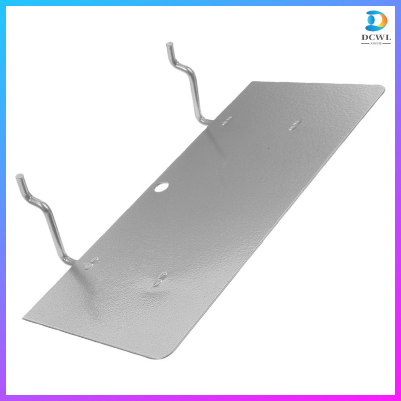 ชั้นวาง Pegboard สีเงินสําหรับ Pegboard เหล็กเก็บ