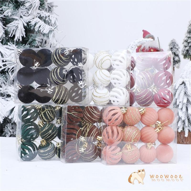 WOW 12 ชิ้น Shatterproof คริสต์มาส Baubles แขวนเครื่องประดับสําหรับต้นคริสต์มาส
