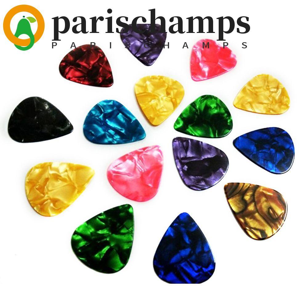 PARISCHAMPS 10pcs Guitar Picks Ukulele Bass Guitar Accessories Guitar Celluloid Picks Acoustic Guita