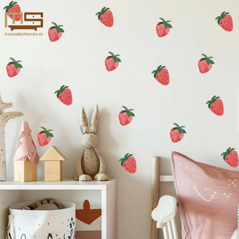 Tt Sweet Aesthetic กาว Wall Stiers น่ารัก Minimalist Decals สําหรับสาวห้องนอน Baground Wall Art ตกแต