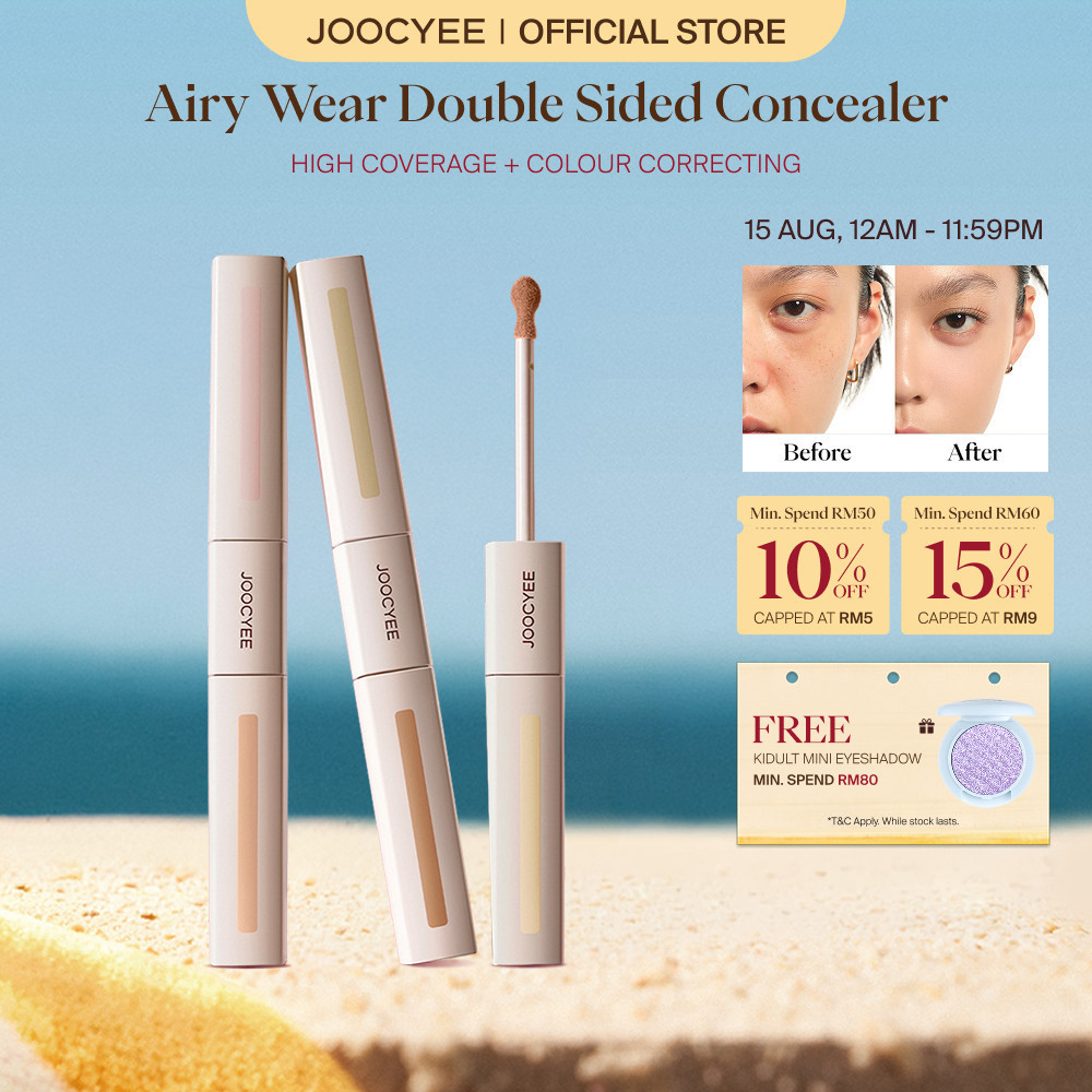 JOOYEE Airy Wear คอนซีลเลอร์สองด้าน เครื่องสําอางแก้ไขสีที่แม่นยํา