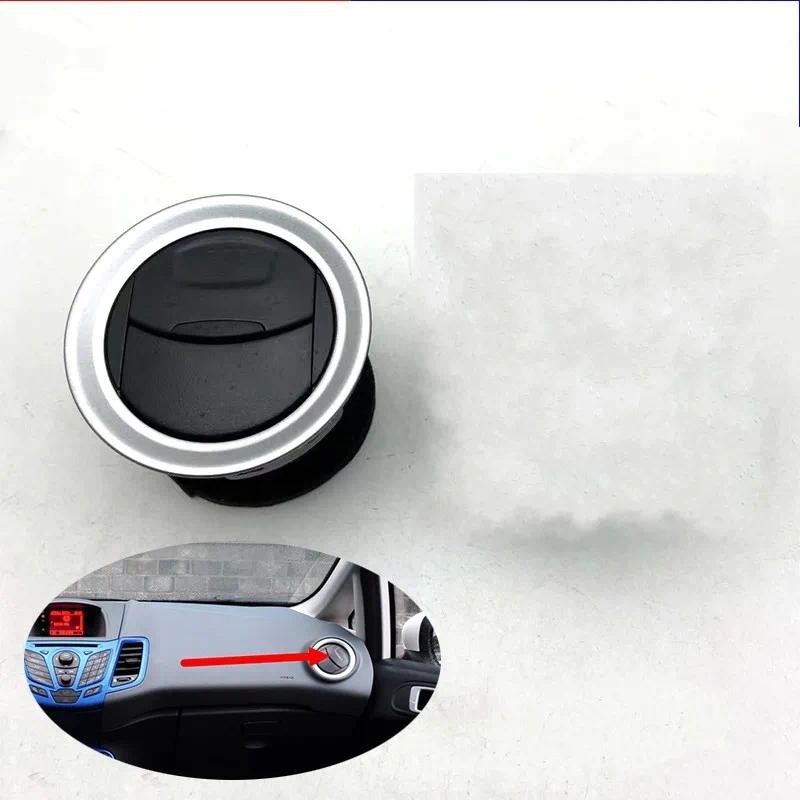QDAEROHIVE Dashboard Airvent Air Vent Louvre สําหรับ Ford Fiesta 09-14 อะไหล่รถยนต์ตกแต่งรถ