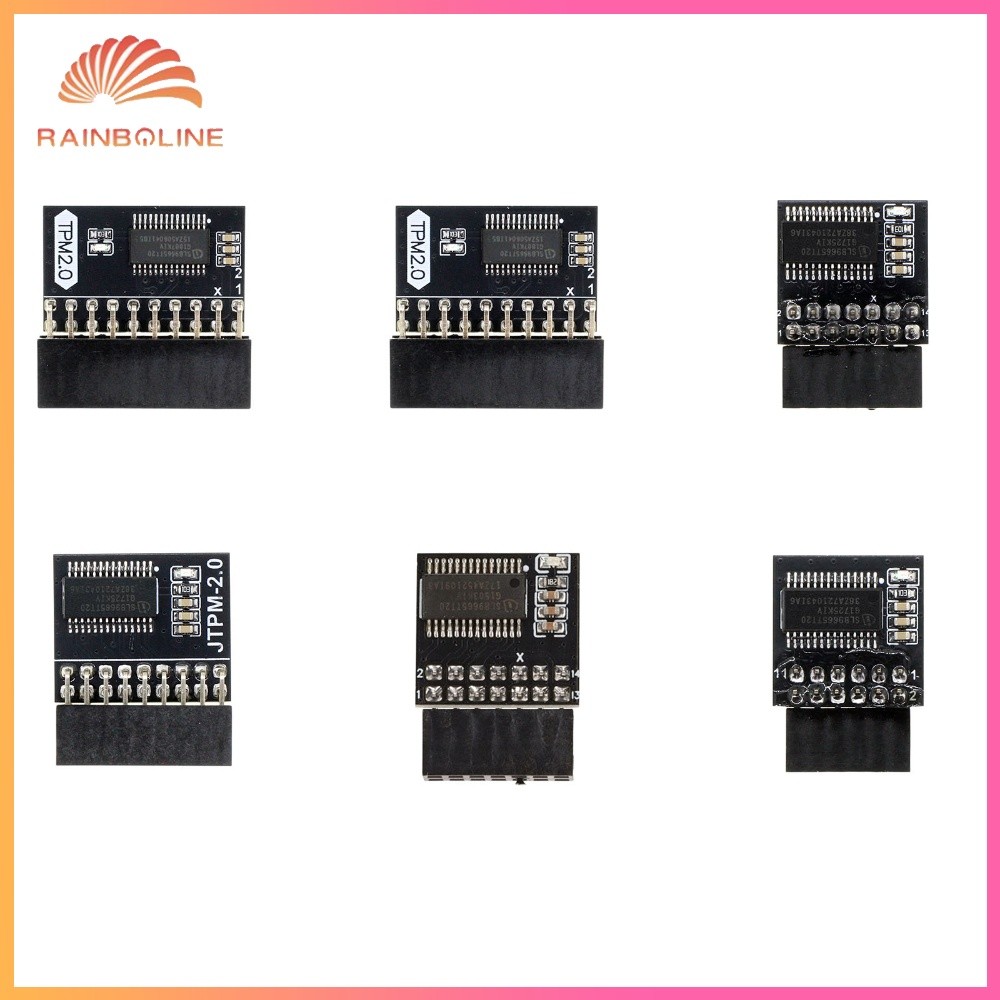 ฝน❤  เมนบอร์ด TPM 2.0 LPC12 Pin Module สําหรับระบบเดสก์ท็อป